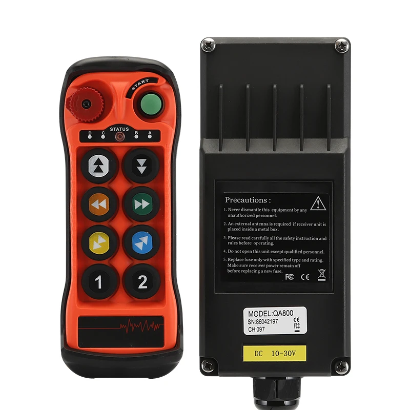 Imagem -05 - Rádio sem Fio Industrial Guindaste Controle Remoto Interruptores Talha de Velocidade Única Eletricista Ponte Elevador Controle Botões 36460v