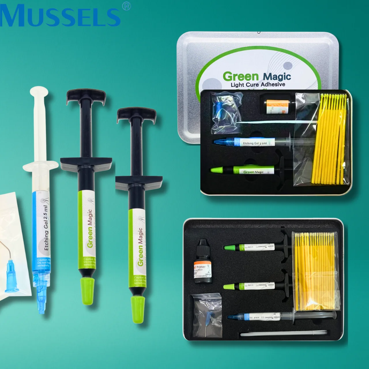 

Набор стоматологических ортодонтических клеев Light-Cure, зеленый клей, смола для брекетов для зубов, праймер, фермерский гель, набор стоматологических материалов