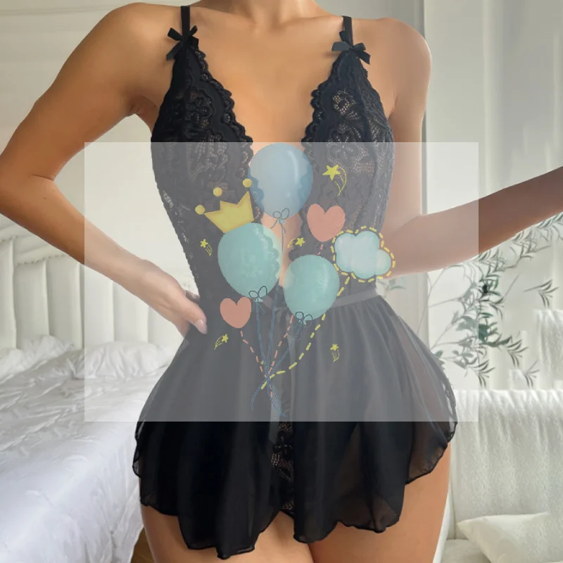 

Sexy Lingerie Crotchless Lace Bra And Underwear Set Women Lace Costumes Open Bra Underwear Sexy Dress Women Bodysuit