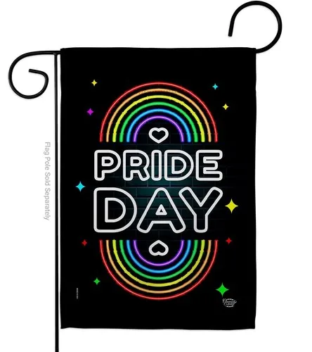 Pride Day Garden Flag Rainbow Love LGBT Support Double-Sided Yard Banner USA HHZ UUV HHM WZZ yyi