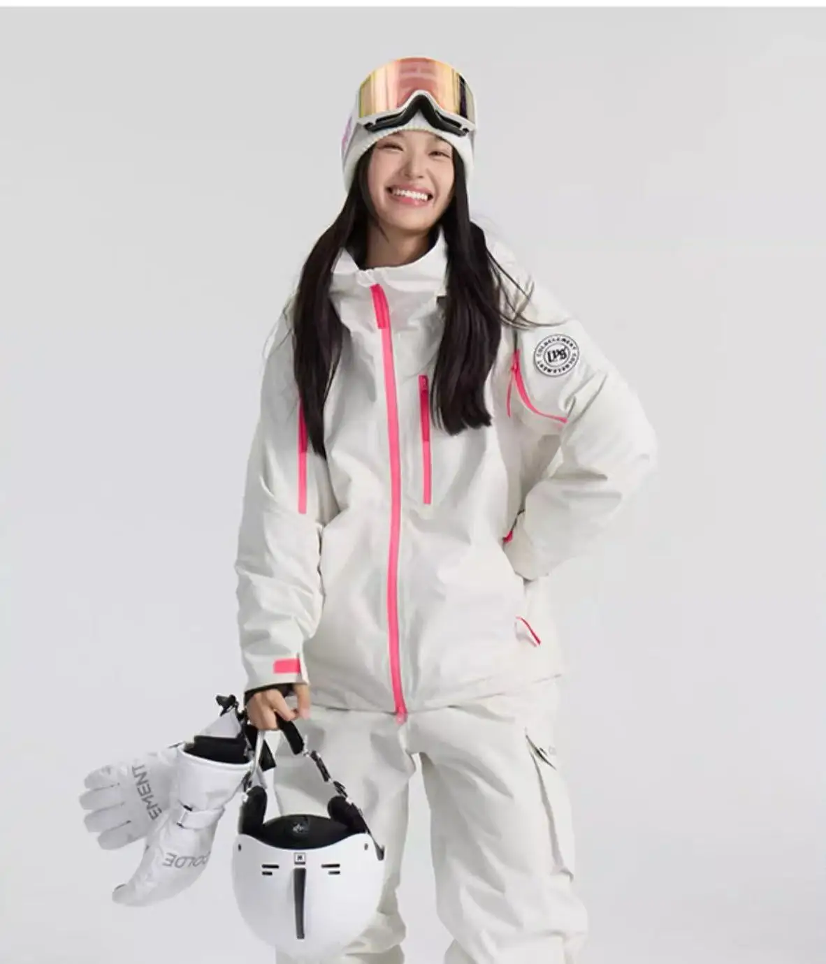 

STLF Women's Ski Jacket Warm Thick Ski Suit Softshell Professional 3L Waterproof Windproof Men Ski Jacket Outdoor Sport Jacket