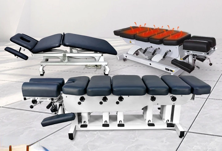 Chiropractic bed American manual bed rehabilitation bonesetting beauty bed electric lifting folding massage table press