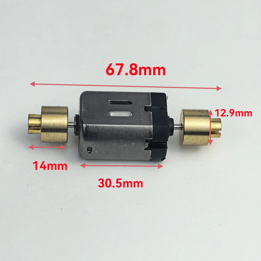 DC 12V-18V 9300RPM High Speed Strong magnet 280 Dual Shaft Motor For Model Train Engine - view 2