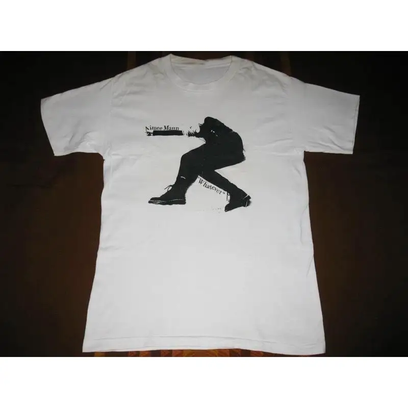 

Vtg Aimee Mann Singer Whatever Cotton White S 5Xl T Shirt Aa1832