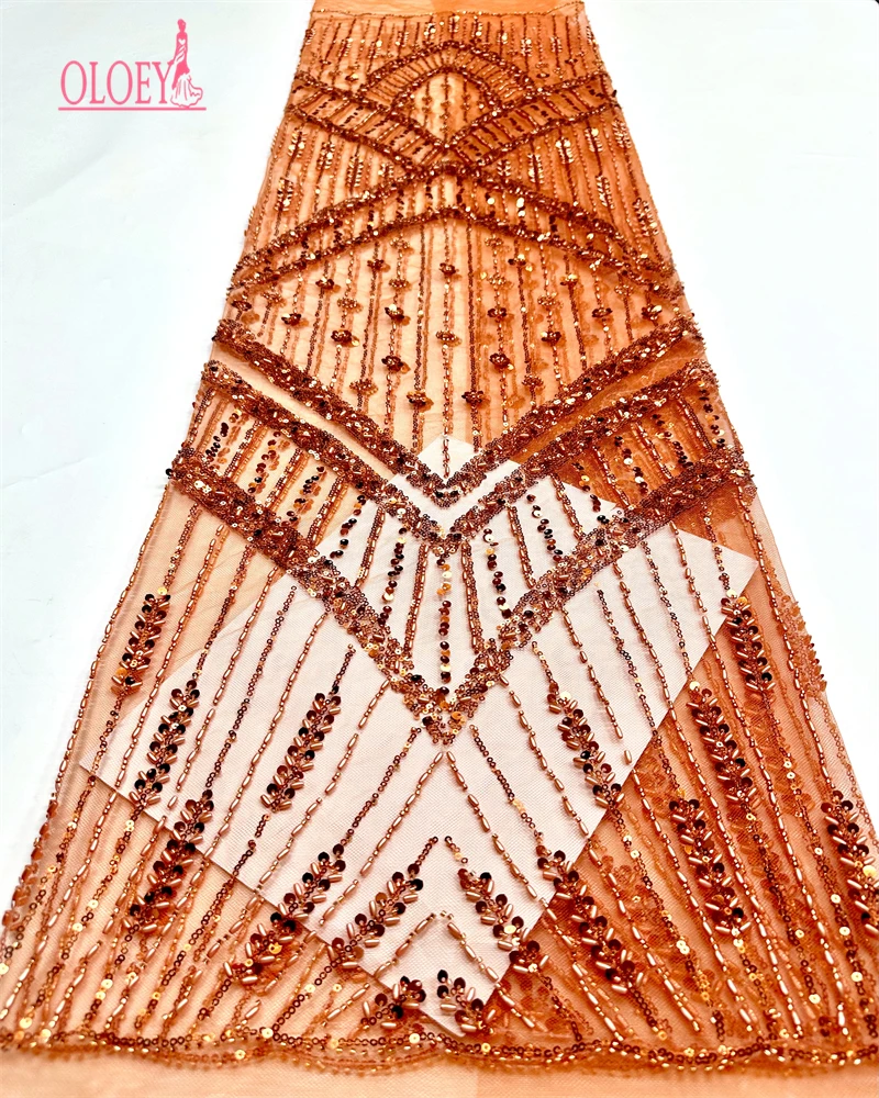 

OLOEY Лучшее качество, элегантное нежное мягкое тюлевое кружево с блестками и тканью для вечернего вечернего платья