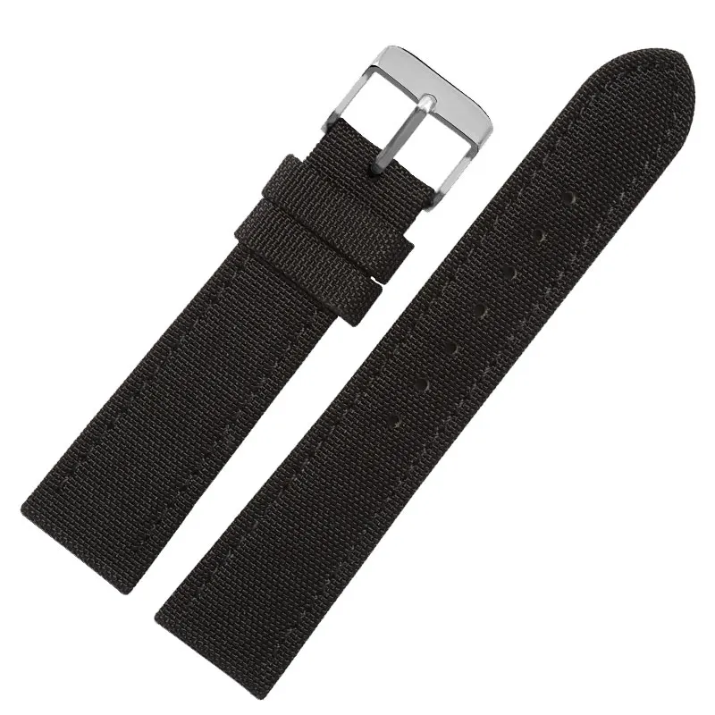 Outdoor Sports Nylon Watch Band  For Seiko Citizen Tissot T116 1853 suchi T116 Canvas Men's Watch Strap 18mm 20mm 21mm 22mm 24mm