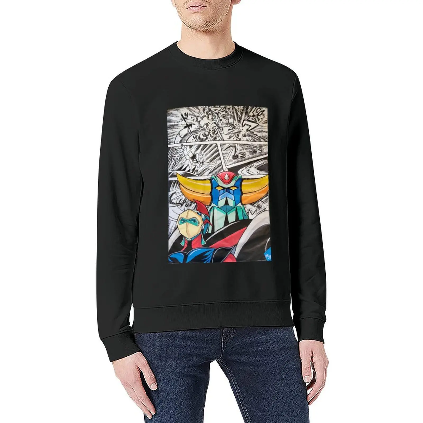 Grendizer و Actarus البلوز أنيمي الملابس الخريف منتجات جديدة ملابس للرجال الجرافيك تي شيرت الرجال الرجال البلوز