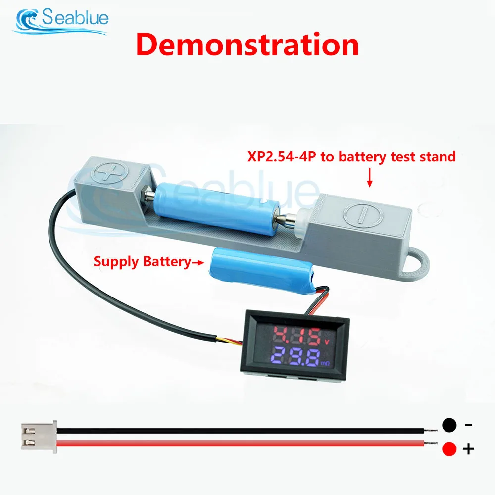 

4 line VR452 DC 4-12V High-precision Lithium Battery Internal Resistance Meter Tester Quality Detector 18650 Dry Battery