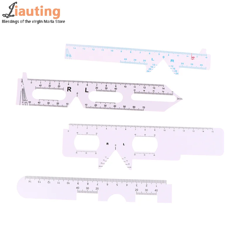 Measure Optical Vernier PD Ruler Pupil Distance Meter Eye Ophthalmic Tool Eye Occluder For Vision Test Eye Soft Straight Ruler