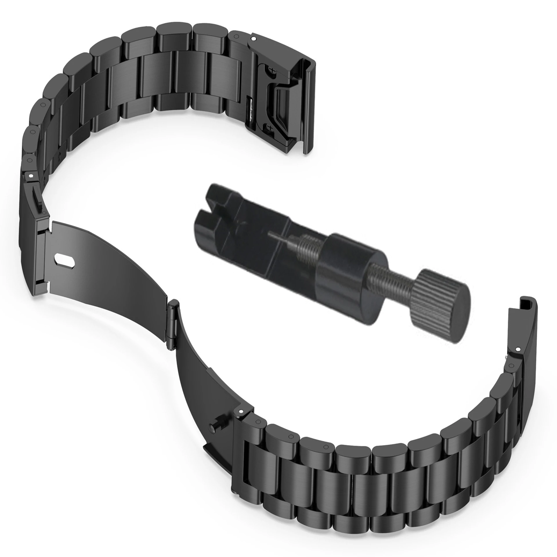 Bracelet en métal pour Garmin Fenix 7 6 Pro 5 Plus, bracelet de montre pour Descent G1 MARQ approche S70 EPIX Pro, 47mm, bracelet en acier inoxydable