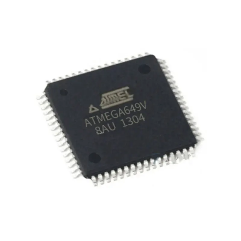 ATMEGA649V-8AU brand new 8-bit microcontroller IC chip package TQFP-64 Original genuine  1PCS