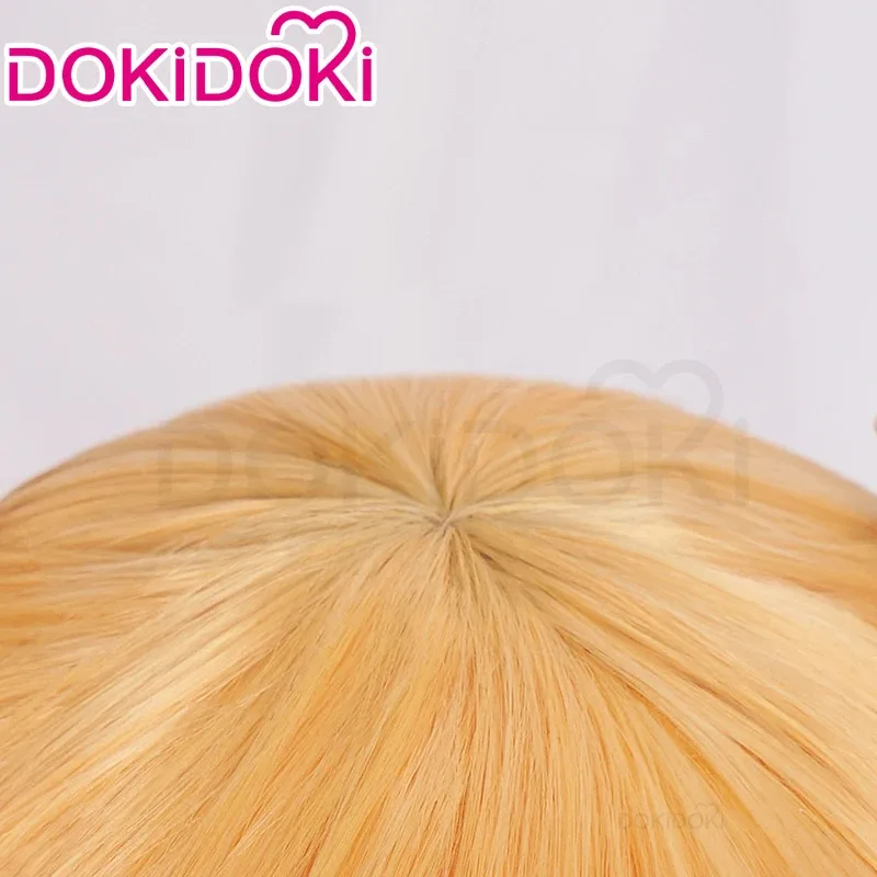 在庫あり Ahrii かつらゲームコスプレウィッグ DokiDoki 女性オレンジロングヘア 75 センチメートル Ahrii スキンコスプレウィッグ無料ウィッグキャップ