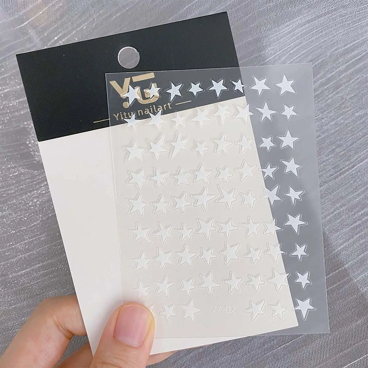 Scrapbooking Decorative Star Stickers Journal Planner Decal Stickers PET Decorative Stickers DIY Guka Nail Art