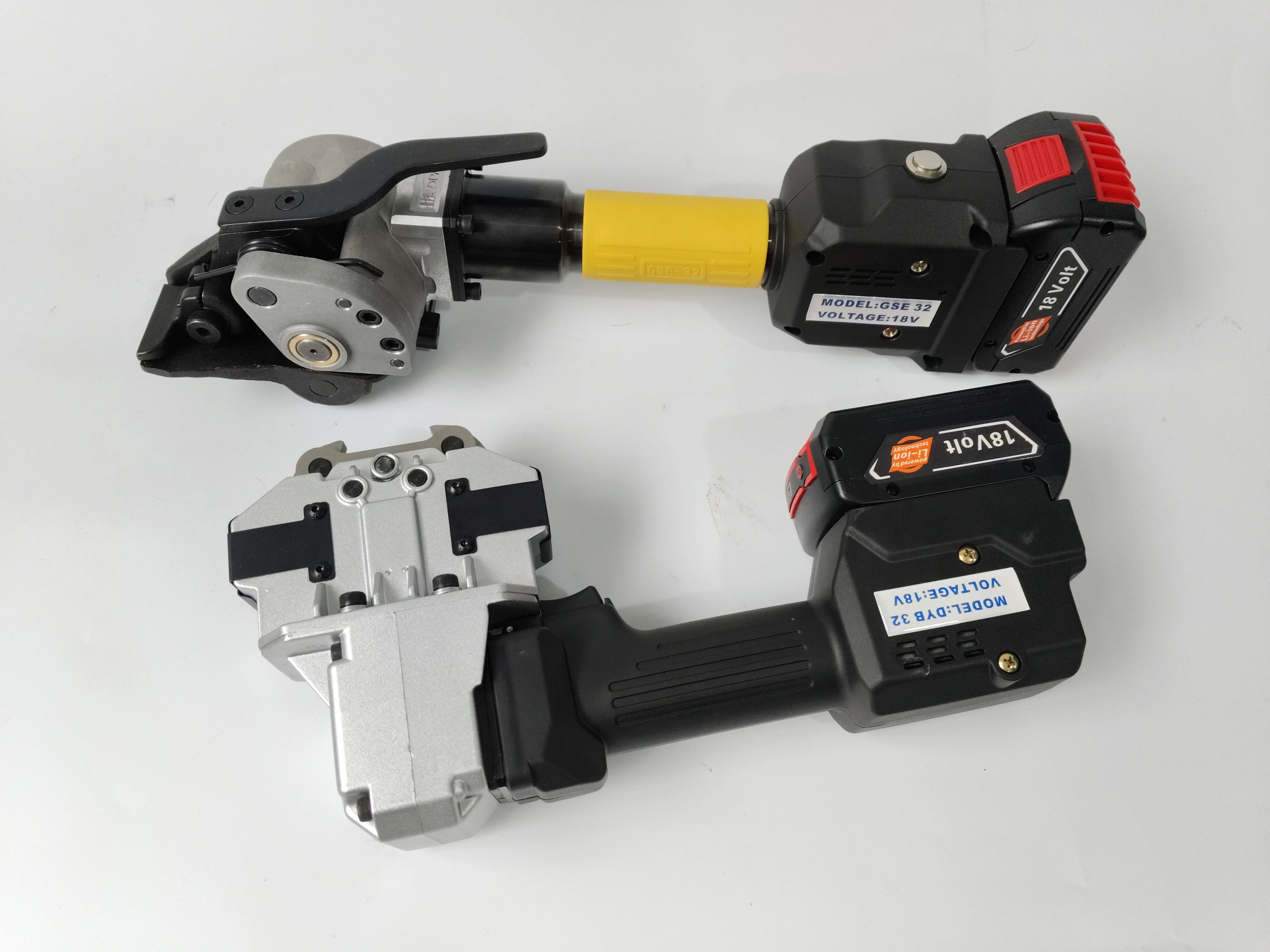 Separated Portable Semi-Automatic Battery Powered Motor Steel Strap Strapping Tensioning Sealing Machine Wood Food Beverage