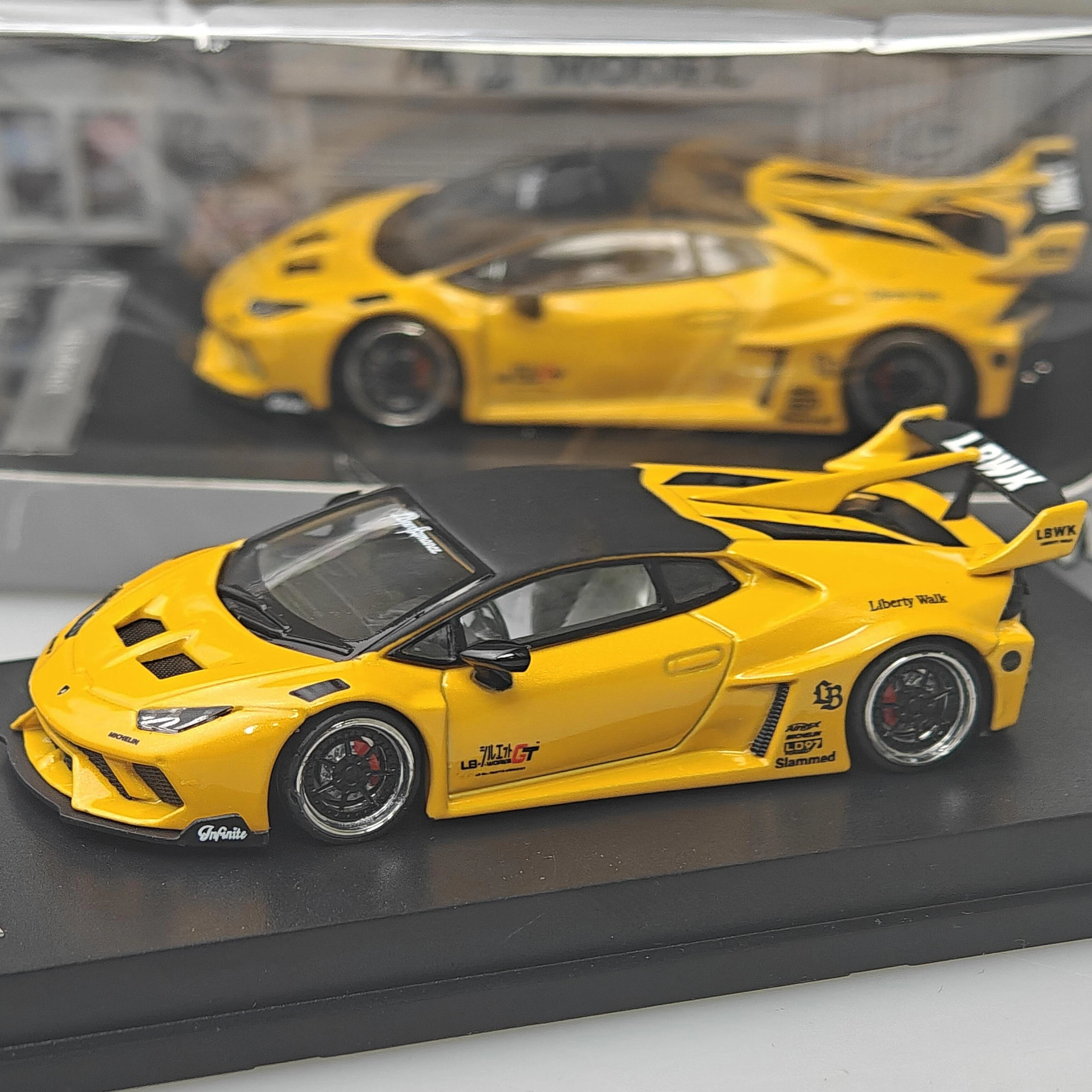 

MJ 1/64 Huracan LP610 GT, гоночный автомобиль из сплава, литье под давлением и игрушечный транспорт, модель автомобиля, миниатюрная масштабная модель автомобиля для детей