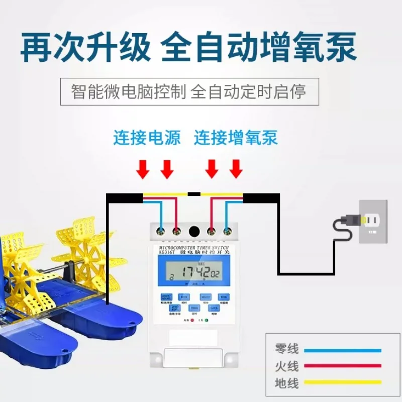 0.75KW 2 Blade Water Wheel Aerator Aquatic Pond Shrimp Pond Breeding High Power Oxygen Concentrator