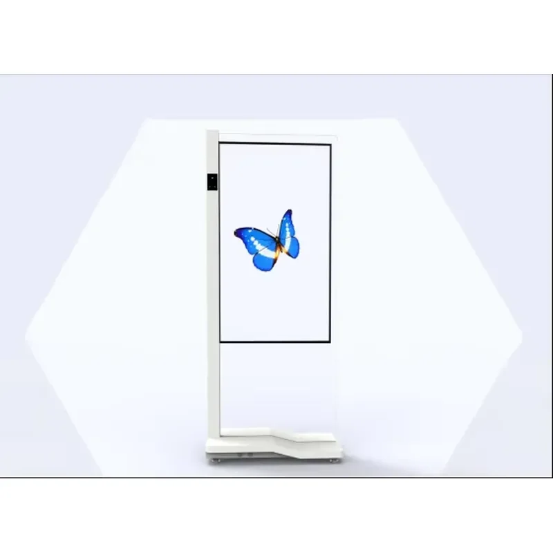 Floor Standing 55 Inch Transparent Display OLED 1920*1080 Full HD AMOLED Display for Advertising Player