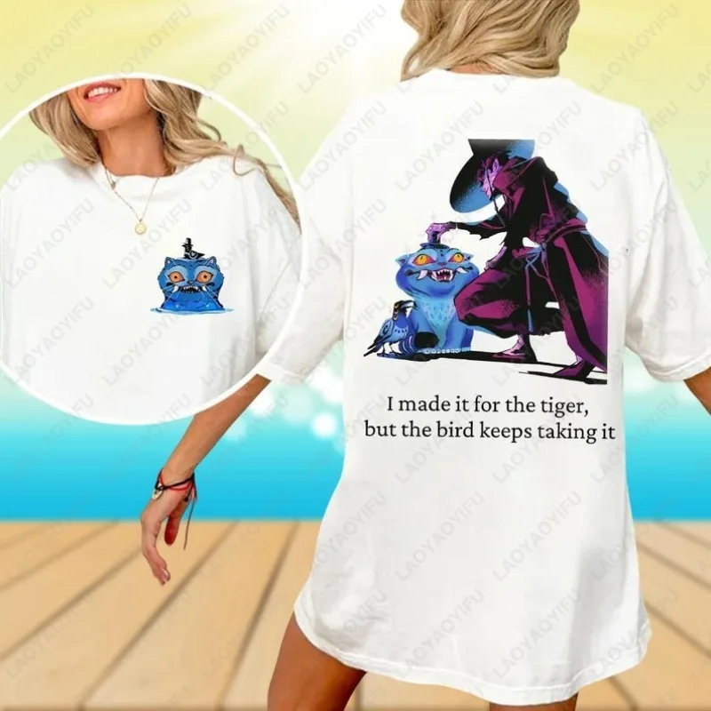 

Kpop Demon Hunter Derpy The Tiger and Bird Tshirt Saja Boys Gifts Men Women Cool Trend Camisetas Cotton Unisex Cute Casual Tops