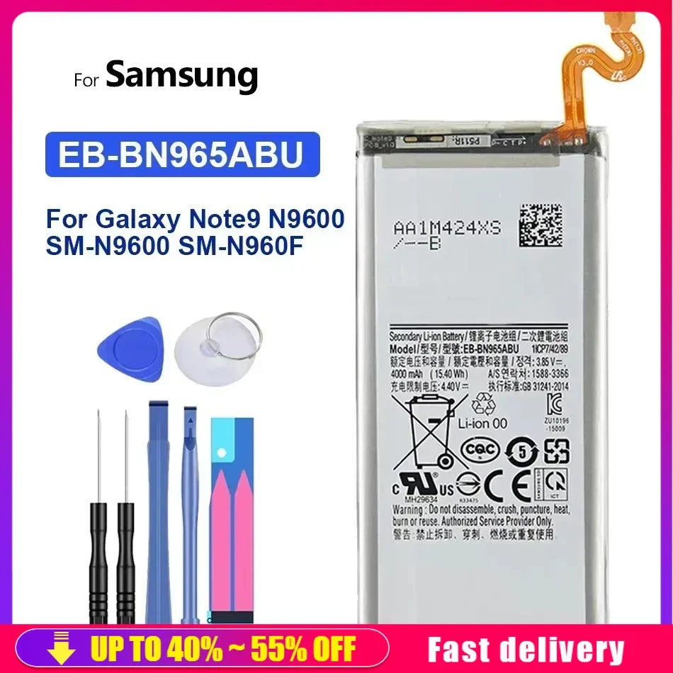 Battery For Samsung Galaxy Note 1 2 3 4 5 7 8 9 10 Plus/S2 S3 S4 S5 S6 S7 S8 S9 mini Edge Plus SM N910H i9300 i9305 G955F G950F