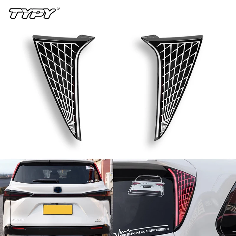 

TYPY Red LED Rear Trunk Pillar Tail Light Column Brake Turn Signal Light For Toyota Sienna Brake Rear Fog Lamps 21-24