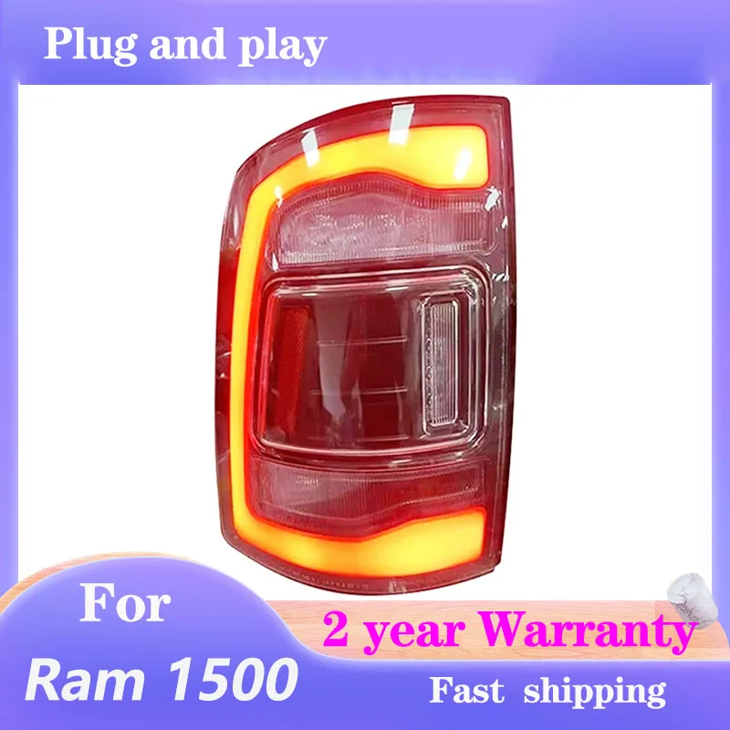 Car Styling for Dodge Ram Tail Lights 2009-2018 Ram 1500 Taillight Rear DRL Fog Brake Reversing Dynamic Turn Signal