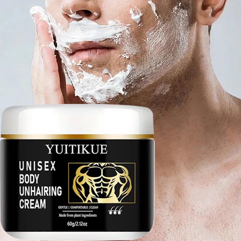 YUITIKUE Full Body Hair Removal Cream, Gentle Plant Formula, Easy Use, Clean & Smooth Skin for Men & Women