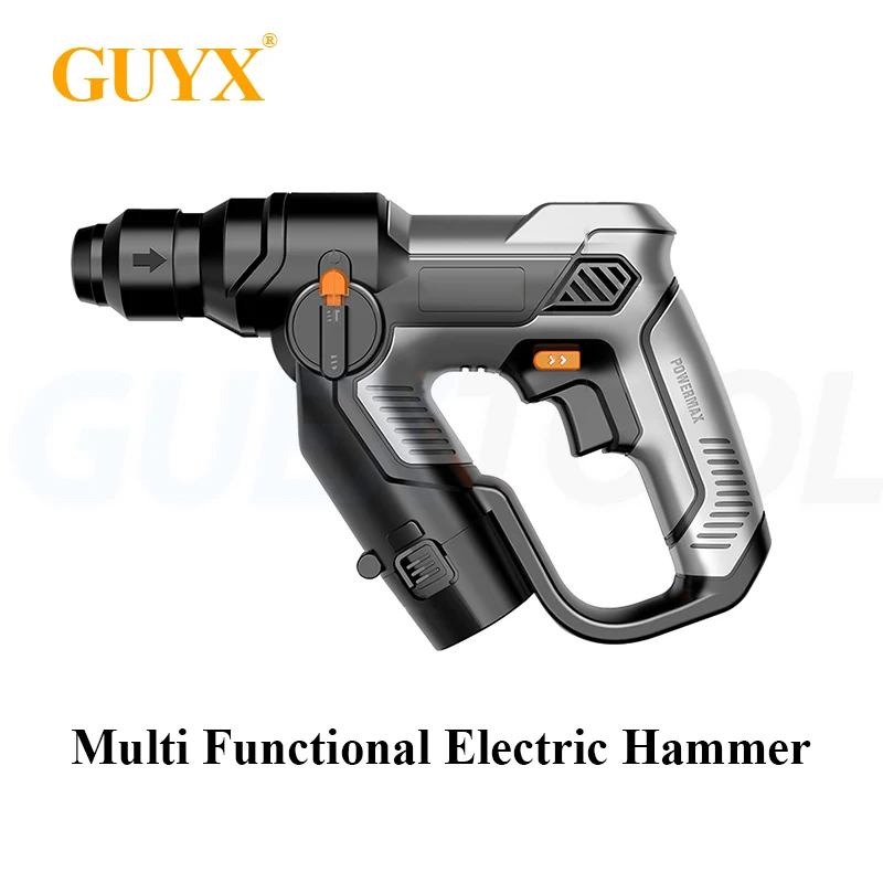 High Power Concrete Electric Hammer Wood Metal Ceramic Tile Drilling Electric Screwdriver Household Multifunctional Hammer 12V