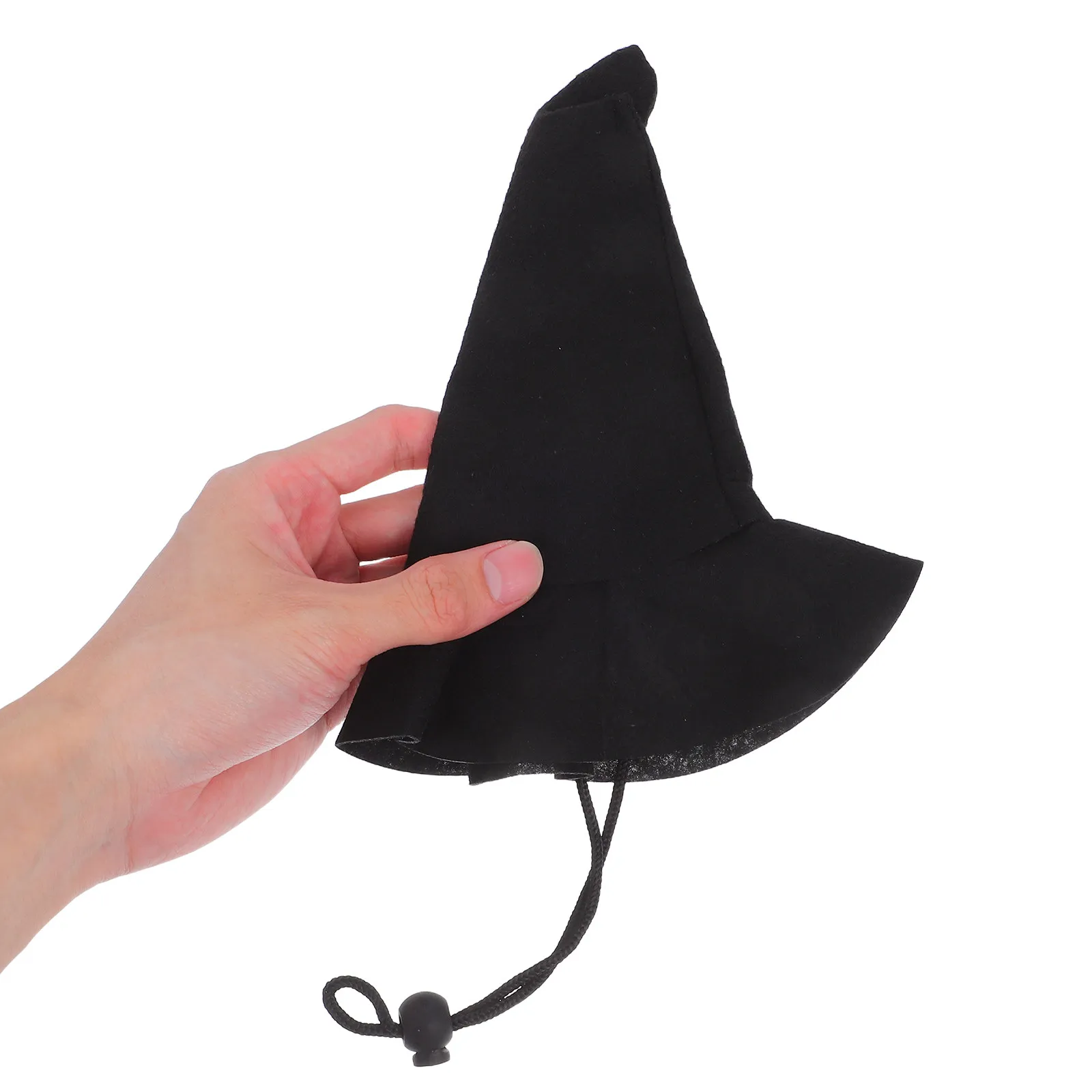 

2Pcs Mini Halloween Witch Hat Black Wizard Costume Small Hat Baby Pet Party Decoration Accessories Wizard Costume