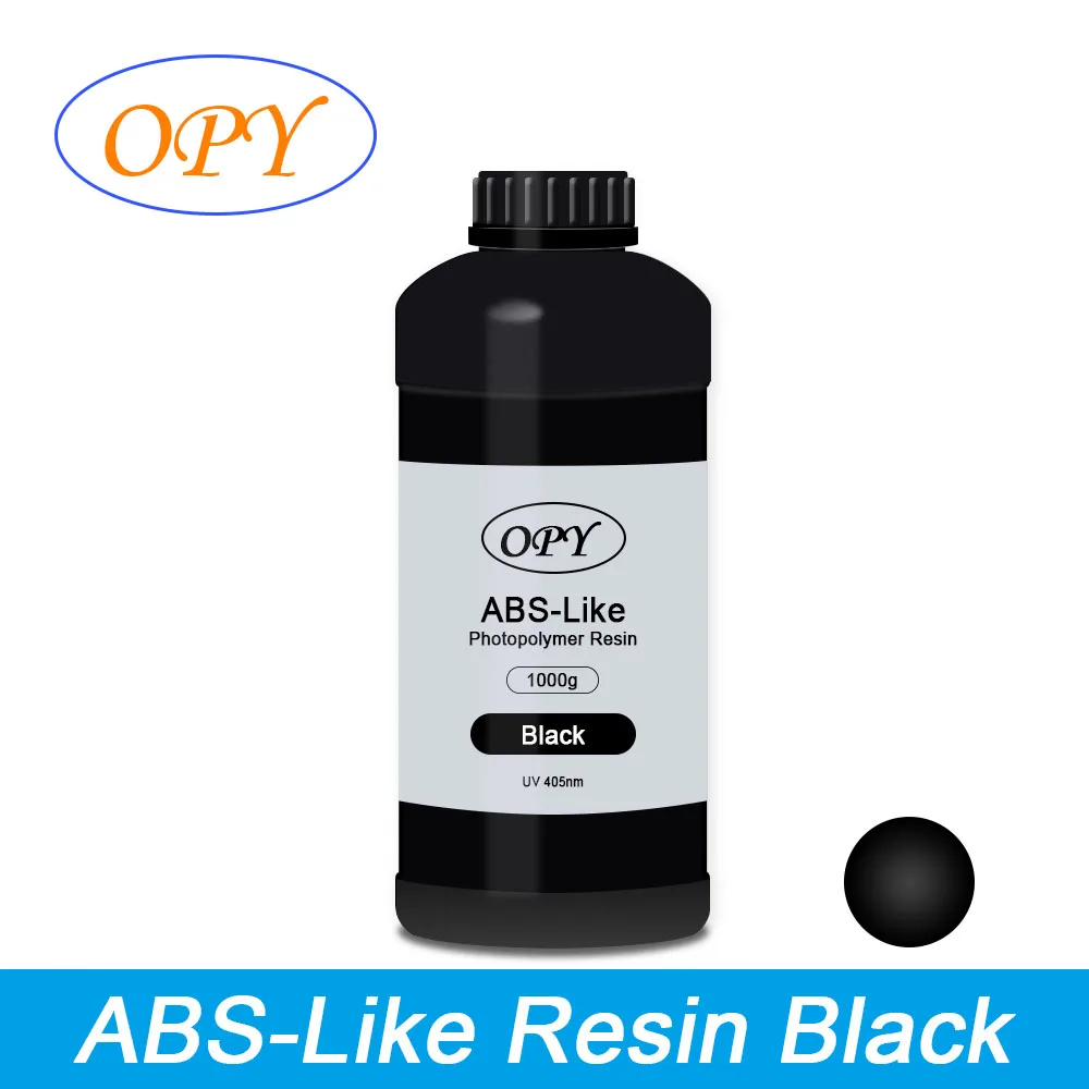 Opy Abs Like Uv Resin 405Nm 1 Kg Liquid Lcd Dlp 3D Print Photopolymer Material White Black Grey Clear Stronger Uv-Curing Resin