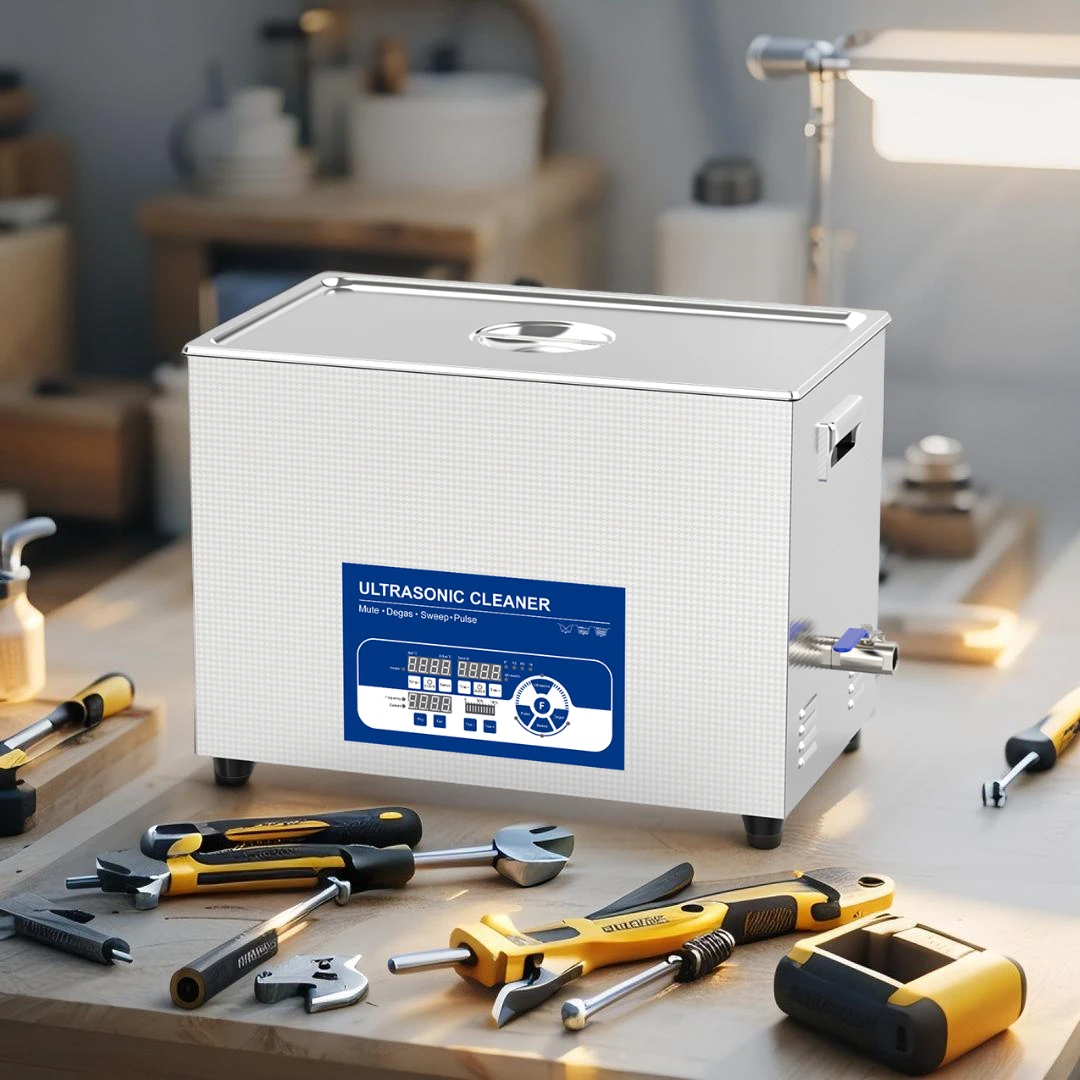 Granbo 30L Digital Ultrasonic Bath – High Power 25/50/80/120KHz Multi-Frequency Cleaner for Universities and Medical Research