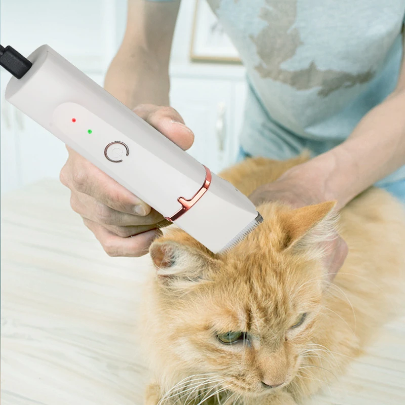 New electric pet 4 in 1 shaver cat and dog hair clipper nail grinder washable pet electric hair clipper