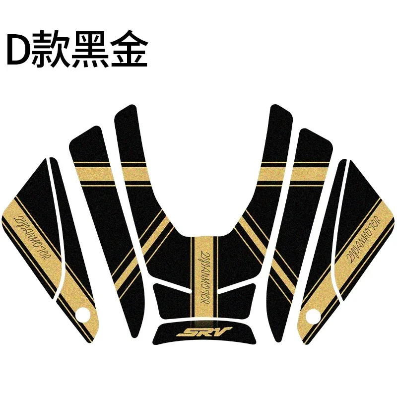 FOR QJMOTOR SRV 600 Motorcycle body fairing sticker Tank Pads Gas Knee Grip Traction Sticker Protector
