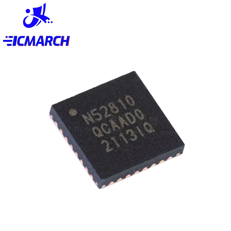 5/10PCS NRF52810 QFN-32 NRF52810-QCAA QFN32 NRF52810-QCAA-R N52810QCAA Bluetooth Low Power 5SoC