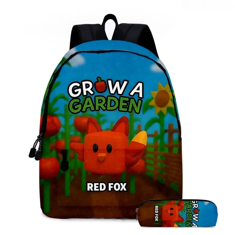ROBLOX grandir un jardin dessin animé créatif périphérique sac à dos pour étudiants garçon fille sacs adolescents quotidien sac à dos voyage sac à dos