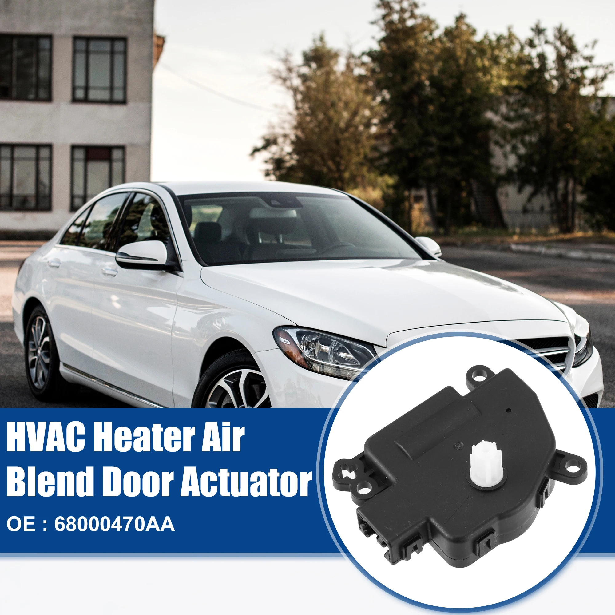 

UXCELL Air Door Actuator HVAC Blend Door Actuator Replacement Fit for Jeep Compass 2007-2012 68000470AA - Pack of 1 Black