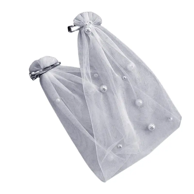 

A52E Sophisticated Crystal Pearls Hair Accessory Breathable Mesh Design Secure Evening Gala Dinner Essential