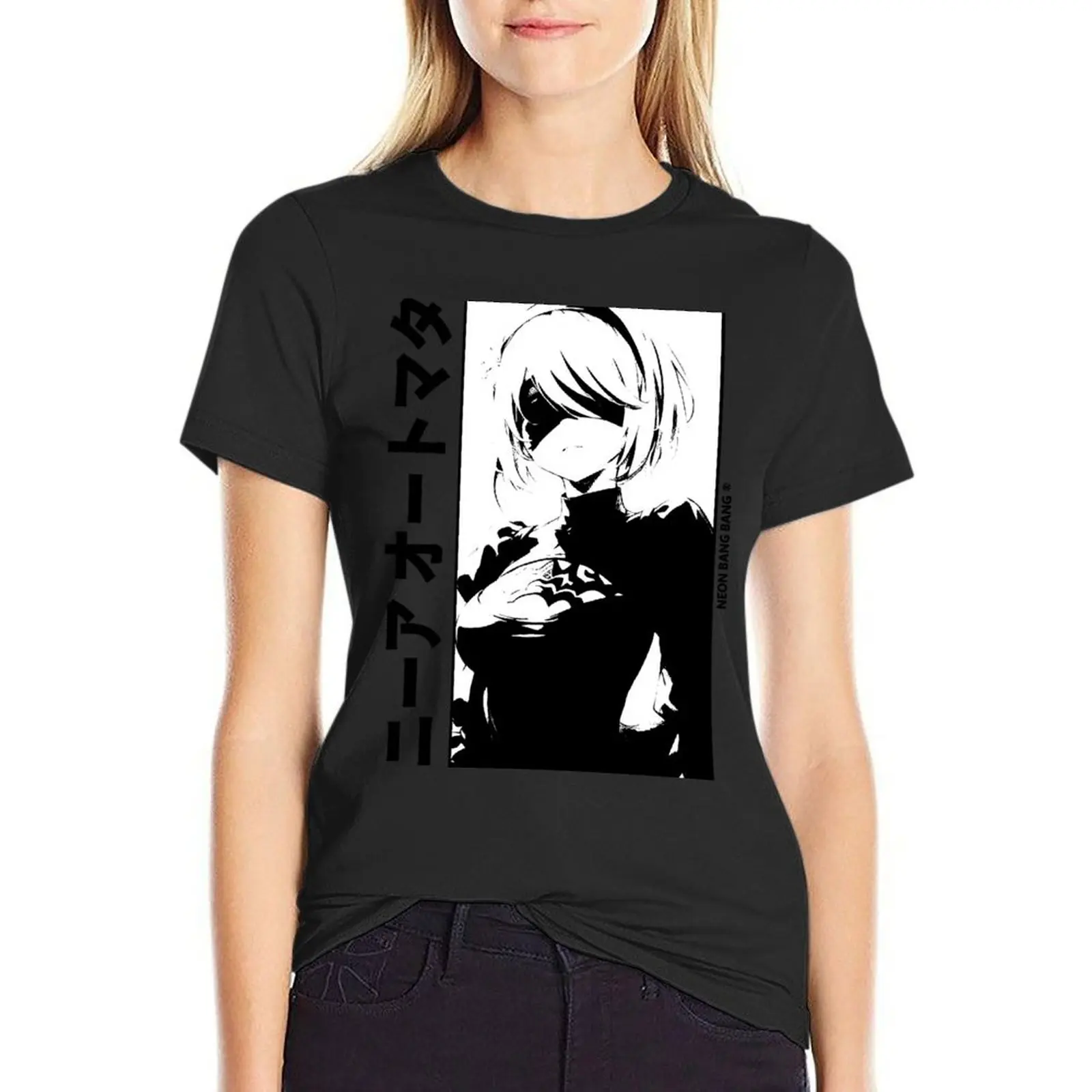 

Nier Automata #5 T-Shirt cute tops shirts graphic tees customizeds plus sizes Woman T-shirts