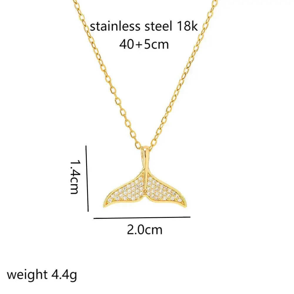 Новое колье «рыбий хвост» 2025 года с нишей и легкой роскошкой, представляет собой летний дизайн Instagram.