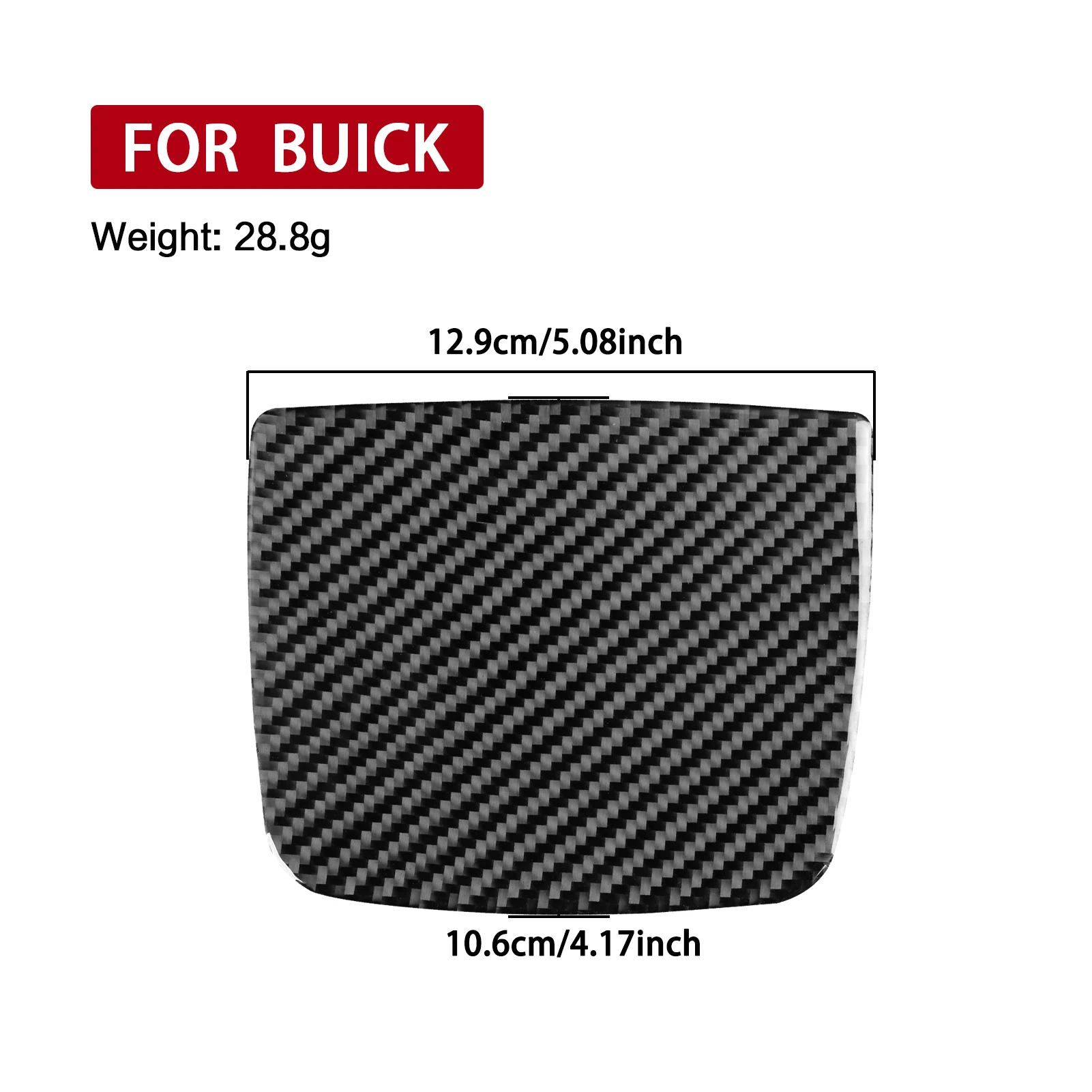 ل بويك ريجال 2017-2020 ألياف الكربون التحكم المركزي والعتاد التحول صندوق تخزين غطاء لوحة اكسسوارات السيارات الداخلية ملصق #5