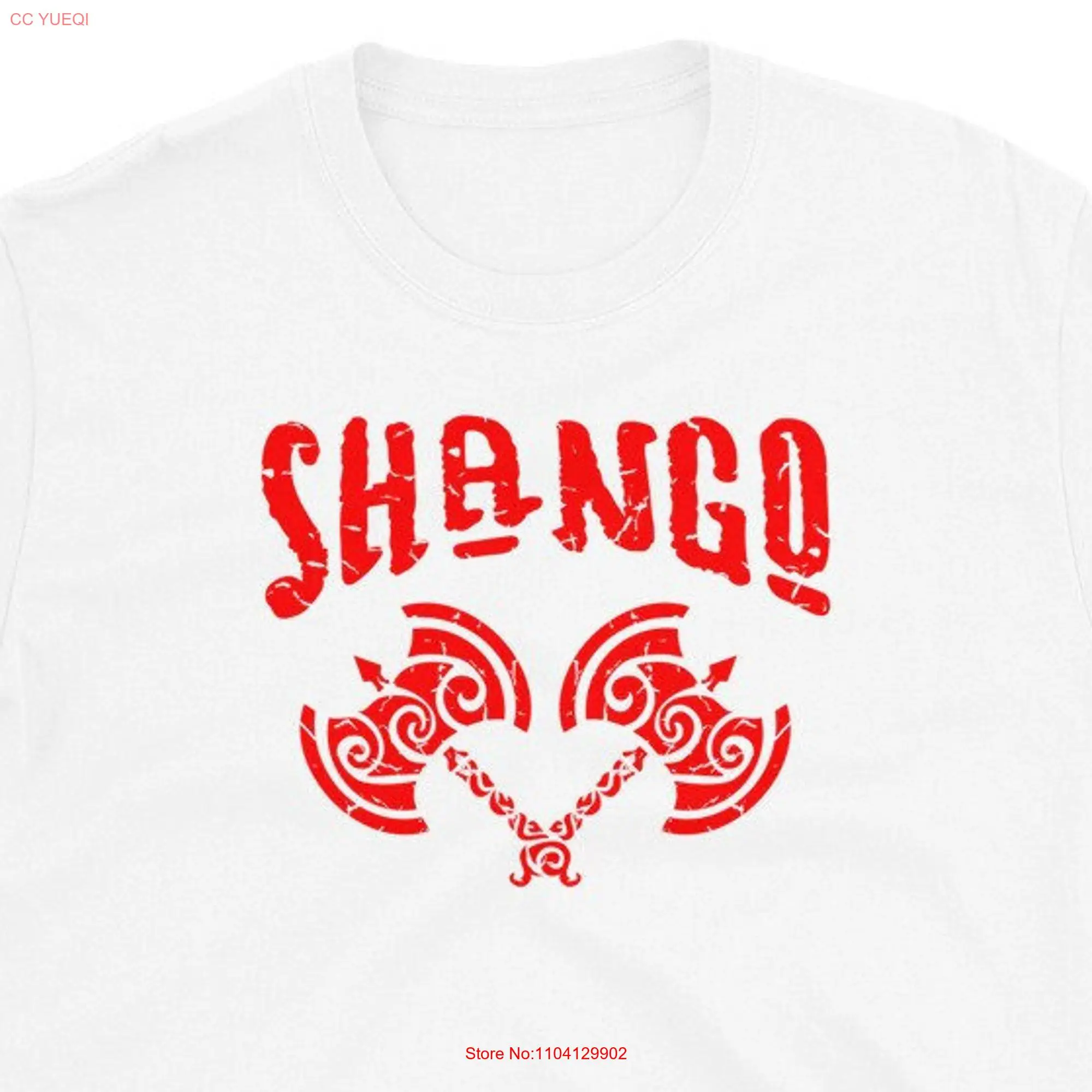 Shango T shirt Xango Orishas Chango Yoruba Santeria  long or short sleeves