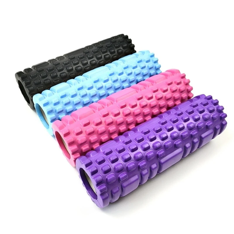 1Pc 26cm Yoga Column Gym Fitness Pilates Foam Roller Exercise Back Massage Roller Yoga Brick Home Fitness Equipment