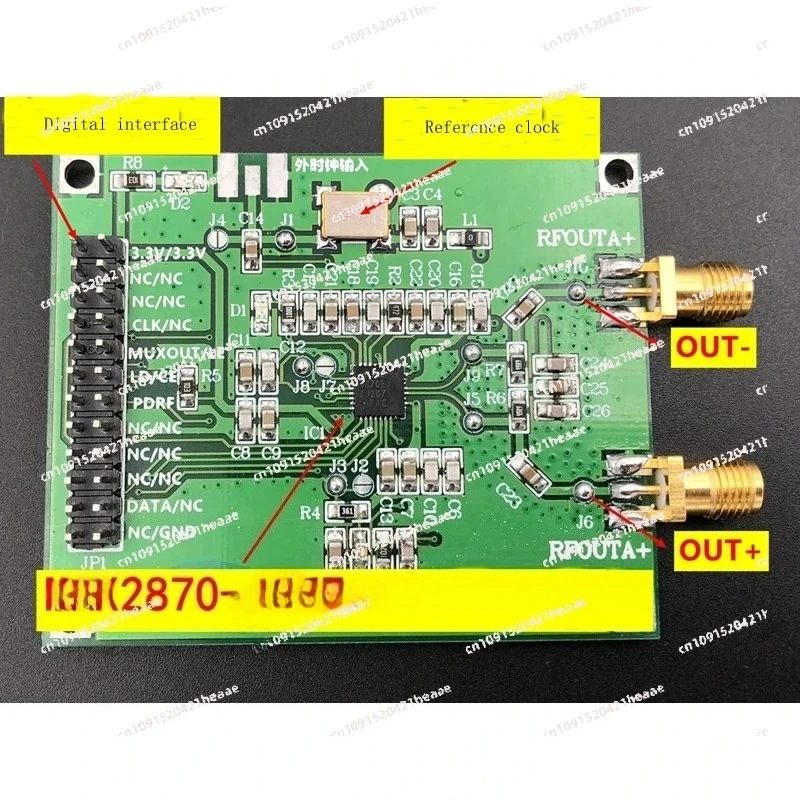Suitable for MAX2870 23.5MHZ-6GHZ phase-locked loop