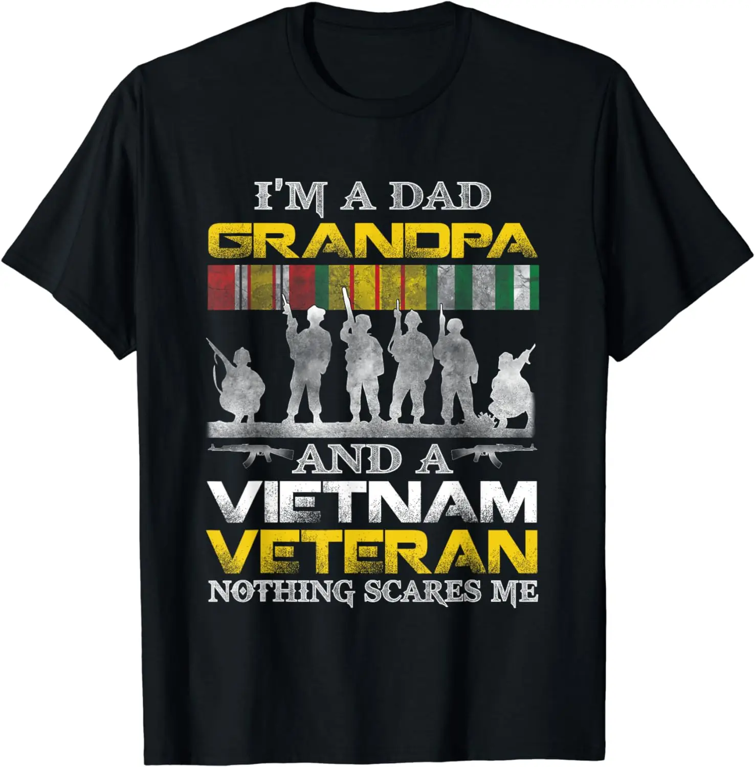 I'm a Dad Grandpa And Vietnam Veteran, Us Veterans Day T-Shirt