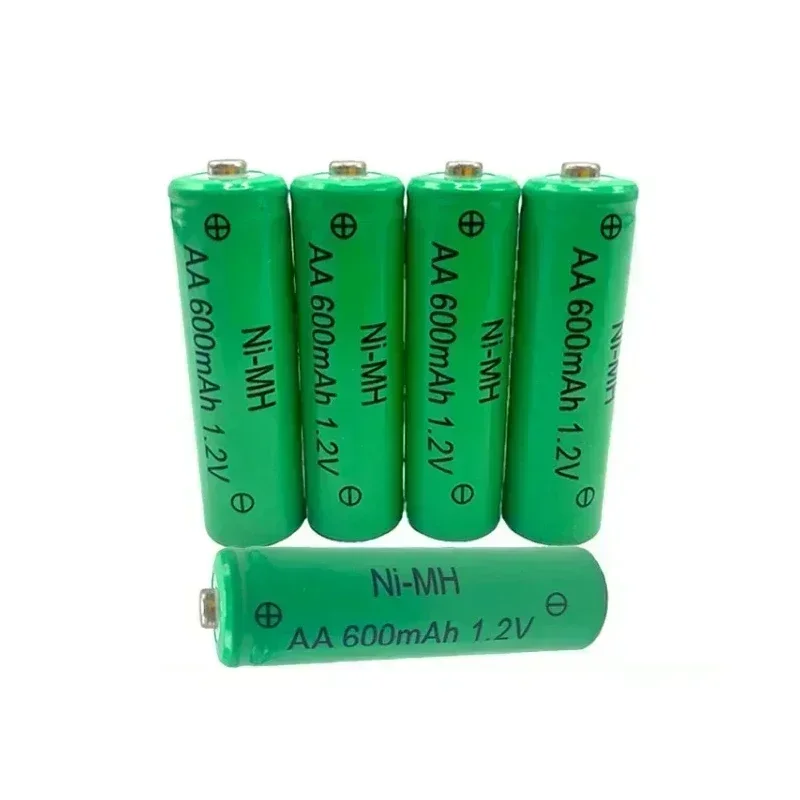 Pilas Aa Racargables1.2V Pila Recargable AA Ni-MH Battery600mAh Suitable for Flashlight Remote Control Shaver LED Backup Battery