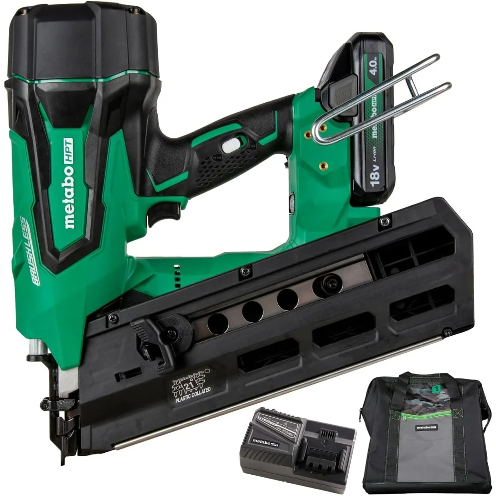 

Cordless 18V MultiVolt™ Framing Nailer Kit | 21 Degree Magazine | Round Head Nails from 2-Inch up to 3-1/2-Inch