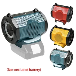 Speaker for Dewalt/Makita/Milwaukee/Bosch 18-20V Battery Bluetooth-compatible Outdoors Player Loudspeaker (No Battery)