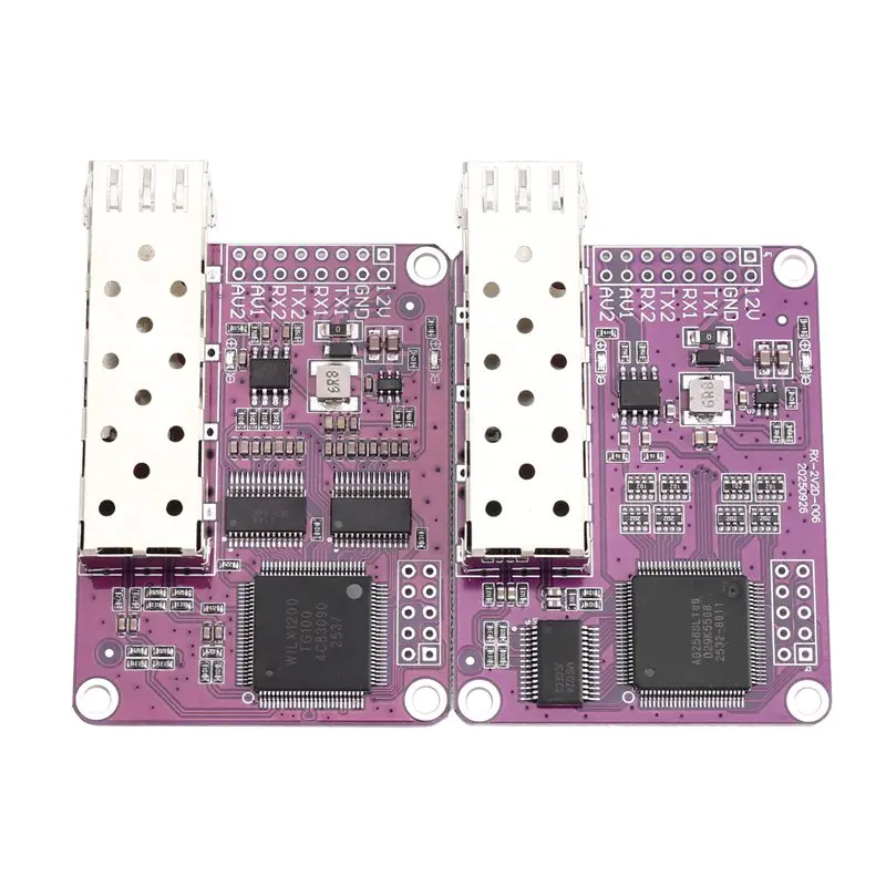 

B63B-TX1310+ RX 1550Nm TTL To Fiber Optic Converter Modules 2 Analog Video+ 2 TTL Data Over LC Optical Transceiver Adapter Up 4