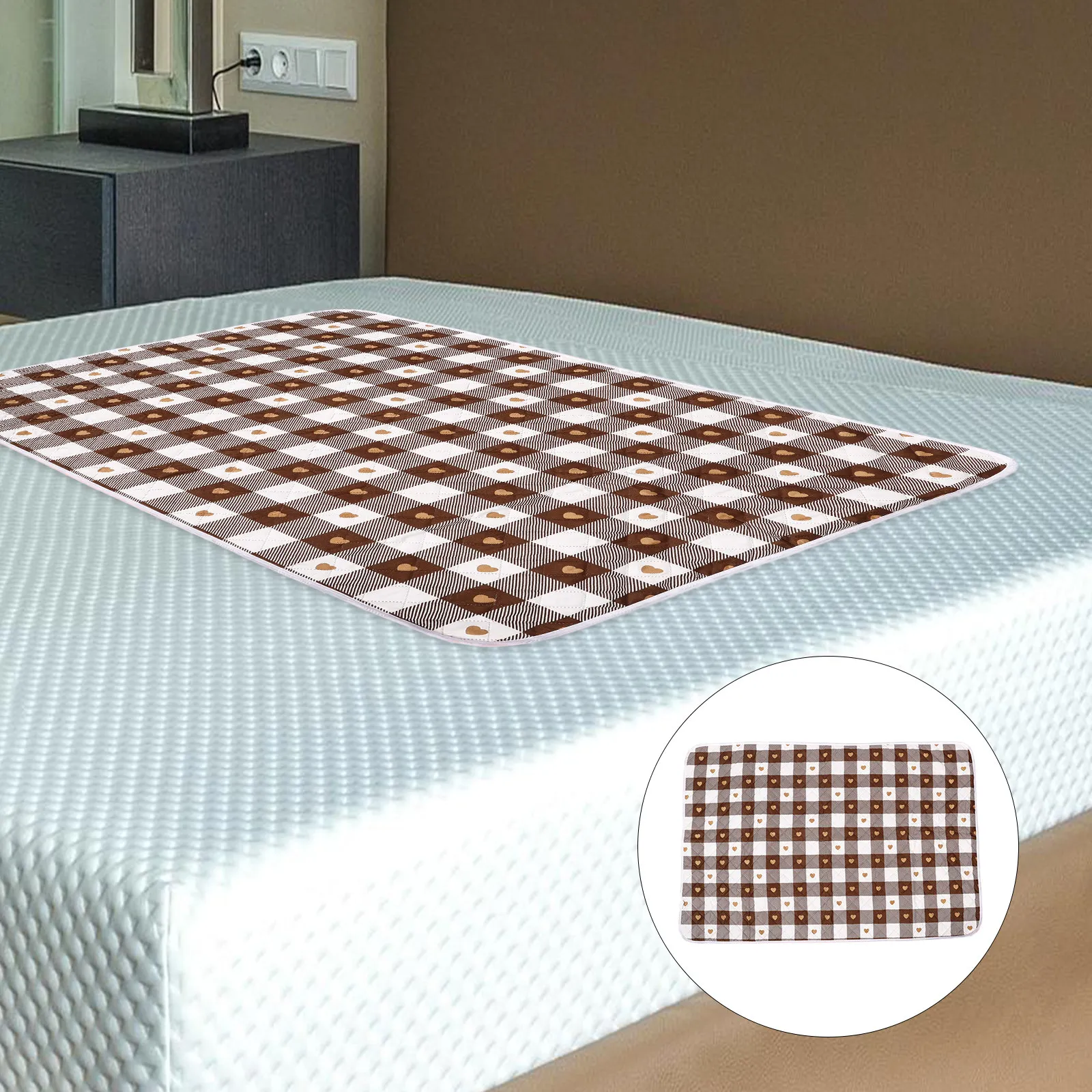 Reusable Washable Underpad Cotton Adult Changing Pad Lightweight Hygienic Bed Pads Menstruation Incontinence Urinary Protection