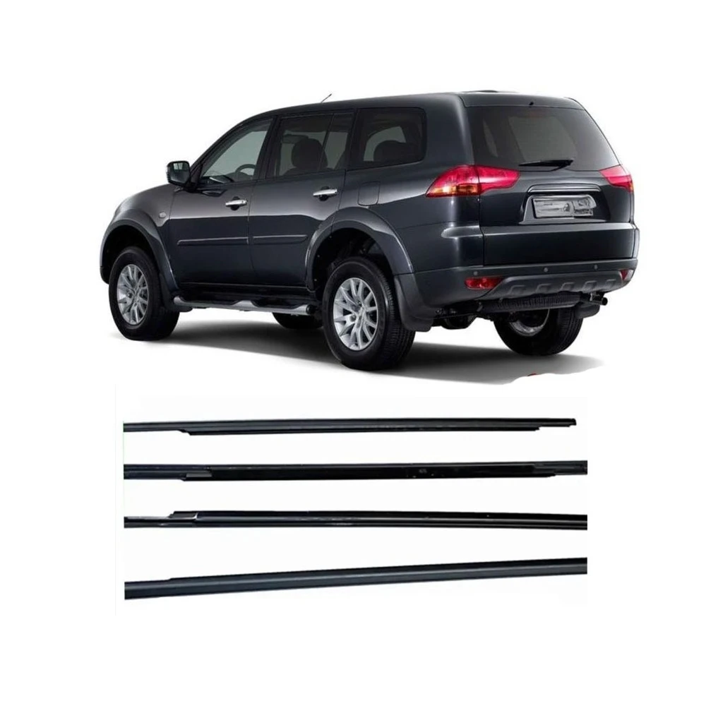 4 Pieces Outside Moulding Belt Line Seal for Pajero Sport 2nd KH MN117612 Sealing Pedal for Montero KG Weather Strip 5757a336
