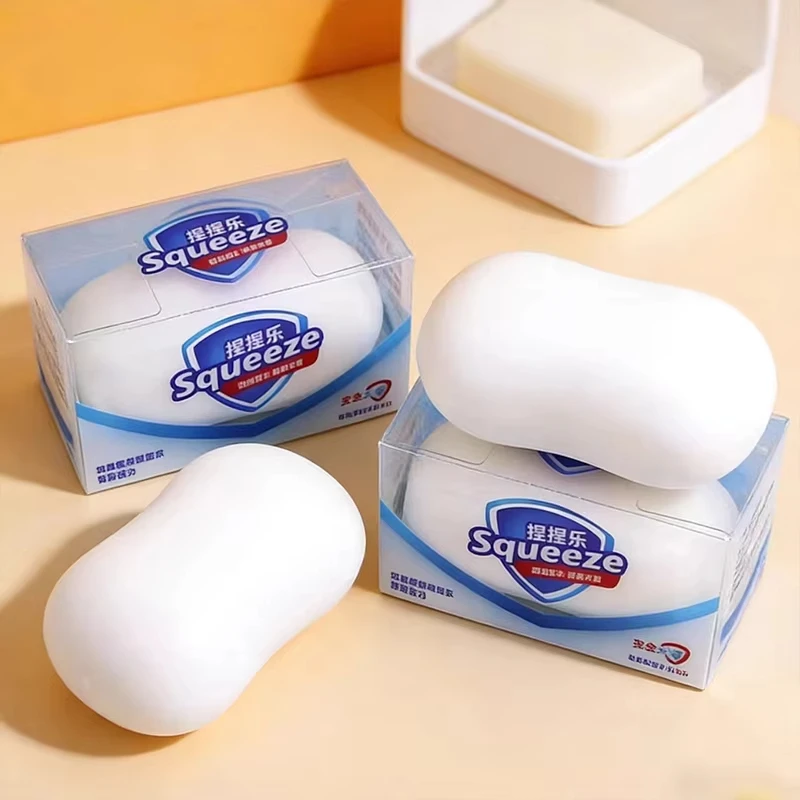 Image of 1/2 Stück Heißer Verkauf Seifenball Quetschball Stressball Fidget Toy Handgemachte Runde Blöcke Gefüllt Anti-Stress-Spielzeug Geschenke für Erwachsene